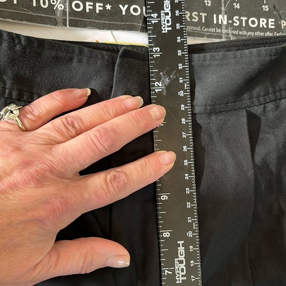 Kate Spade Saturday size 10 black cropped at ankle pant  NWT - Picture 11 of 16